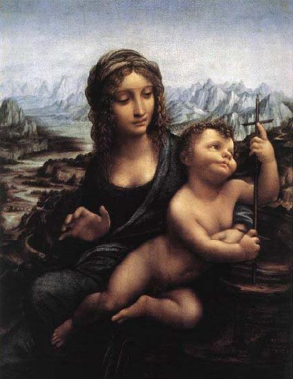 LEONARDO da Vinci Madonna with the Yarnwinder after 1510 Germany oil painting art